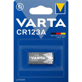 Varta Μπαταρία Φωτογραφικών Μηχανών CR123 (1τμχ)
